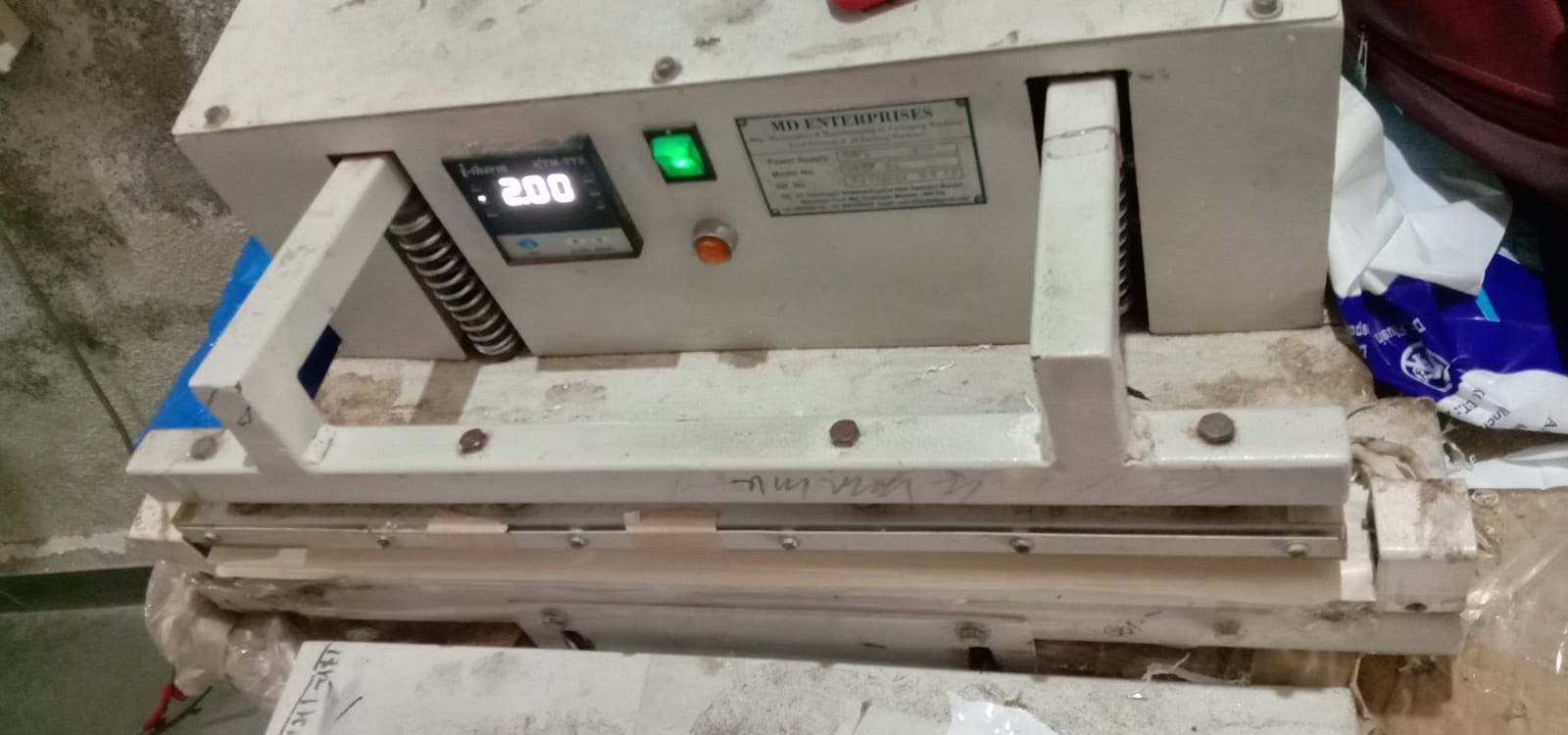 Machine ready for shipment